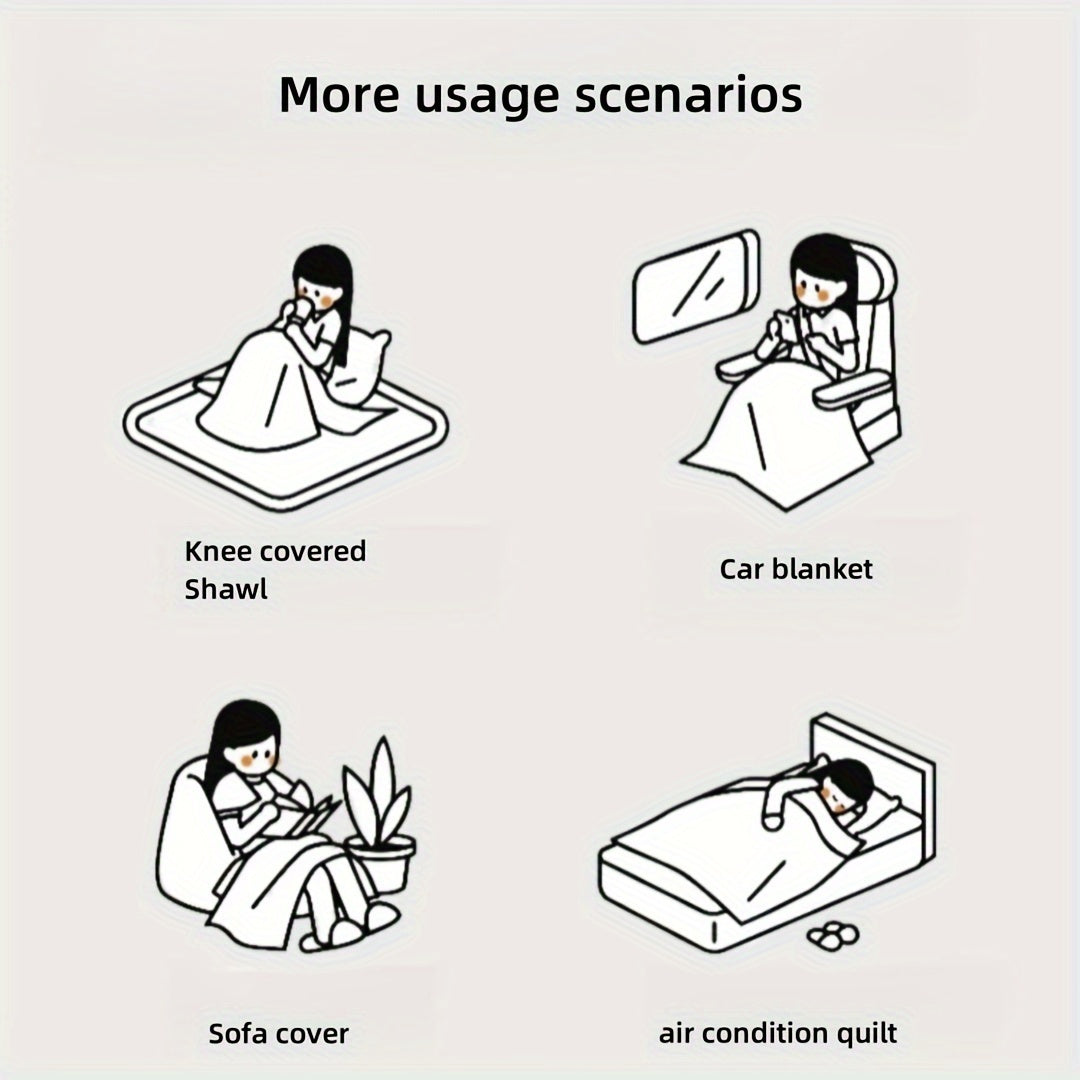 Soft & Cozy Chenille Reversible Sofa Cover Blanket