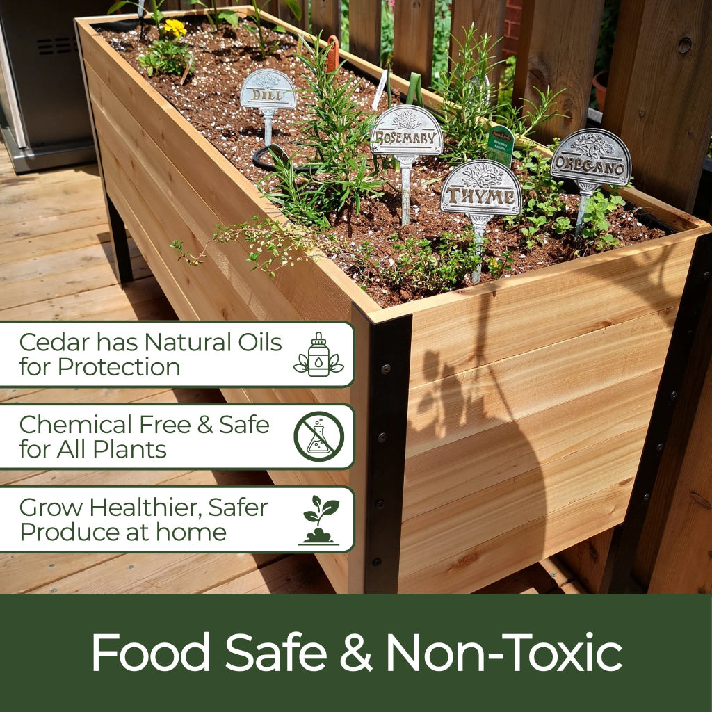 18″ x 36″ Deep Root Raised Garden Bed - 30″ TALL / Select Grade
