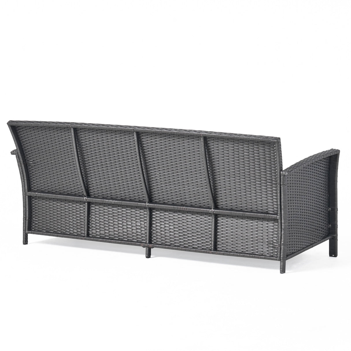 St Lucia Three-Seater Outdoor Rattan Sofa