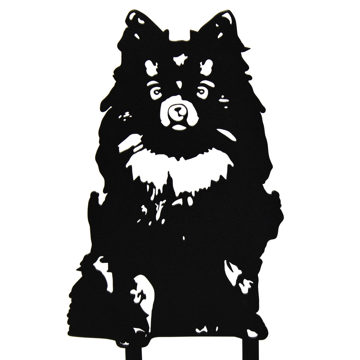 Pomeranian Garden Stake