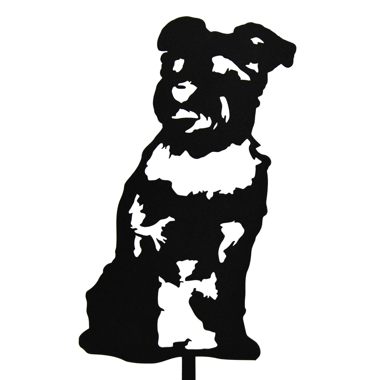 Schnauzer Garden Stake