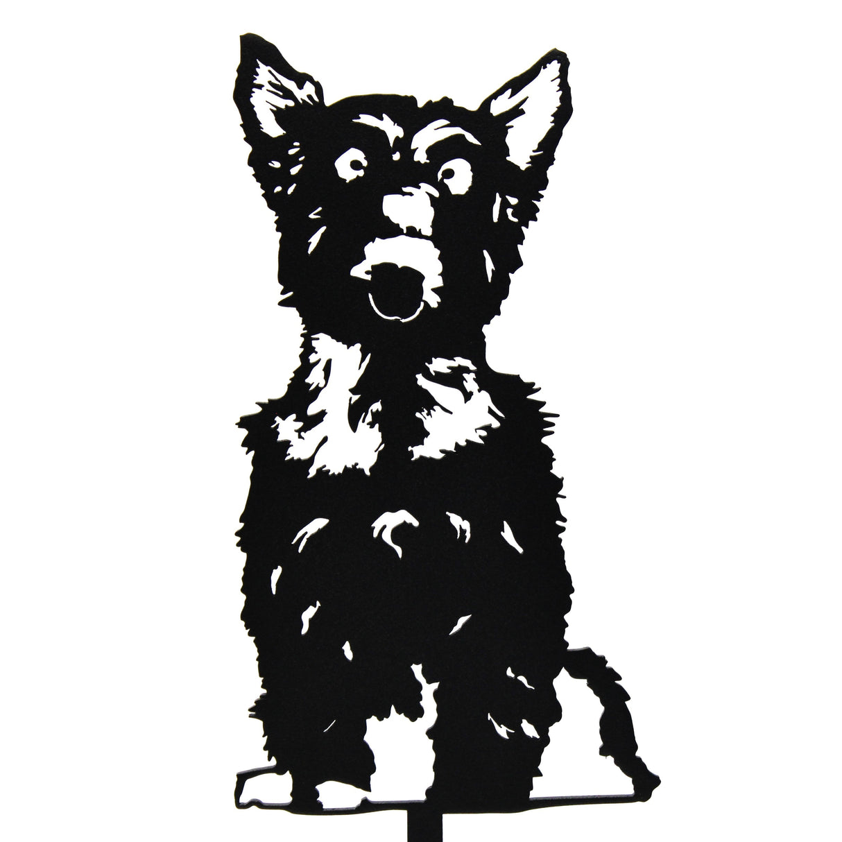 Yorkshire Terrier Garden Stake