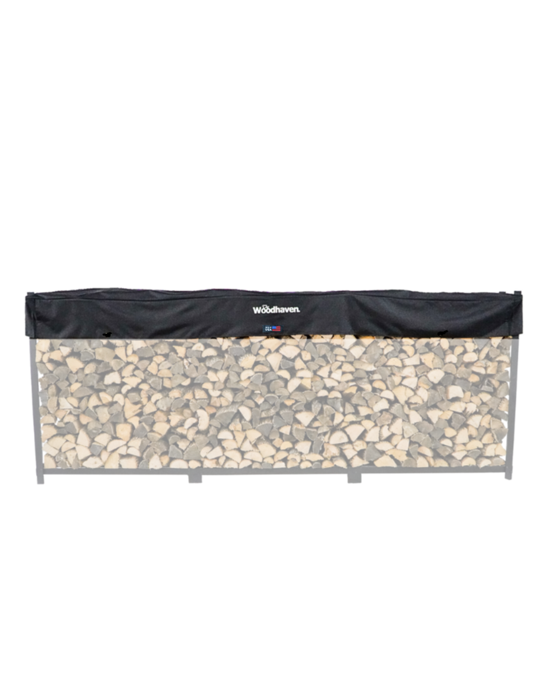 Standard Firewood Rack Seasoning Cover USA Made Woodhaven