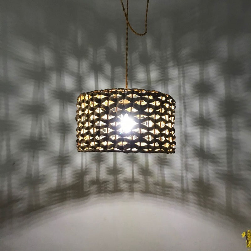 Retro Bamboo Chandelier