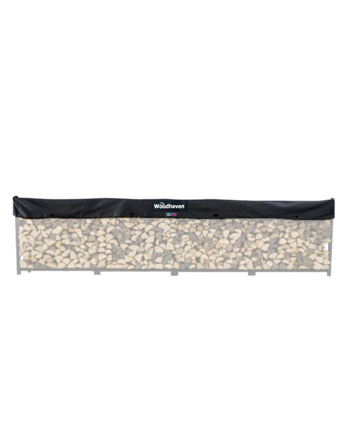 Standard Firewood Rack Seasoning Cover USA Made Woodhaven