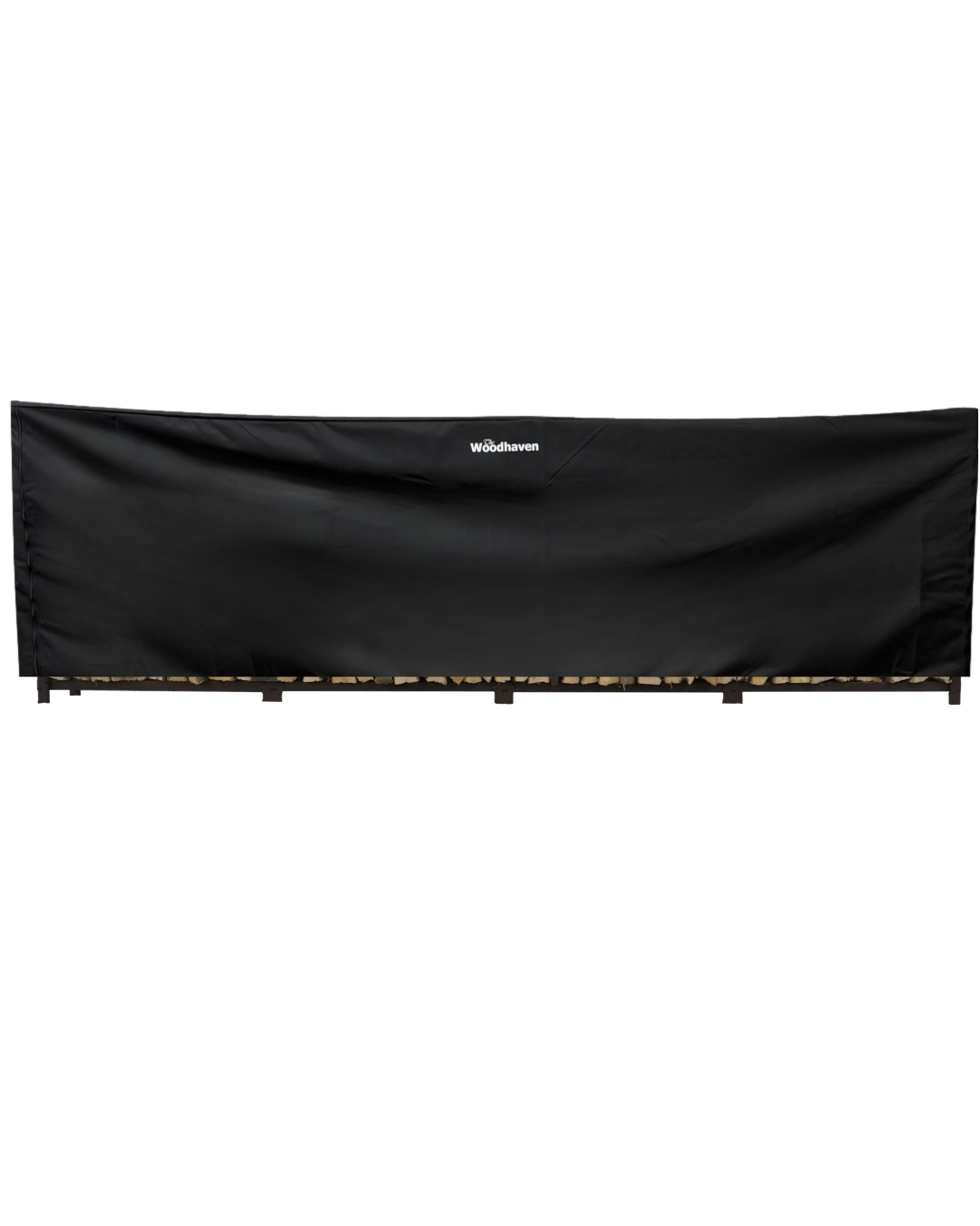 Full Firewood Rack Cover with Zipper USA Made Woodhaven