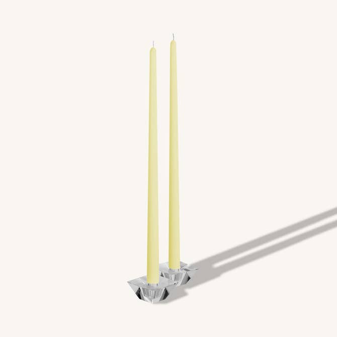 Ivory Giant Taper Candles - 20 Inch - 8 Pack