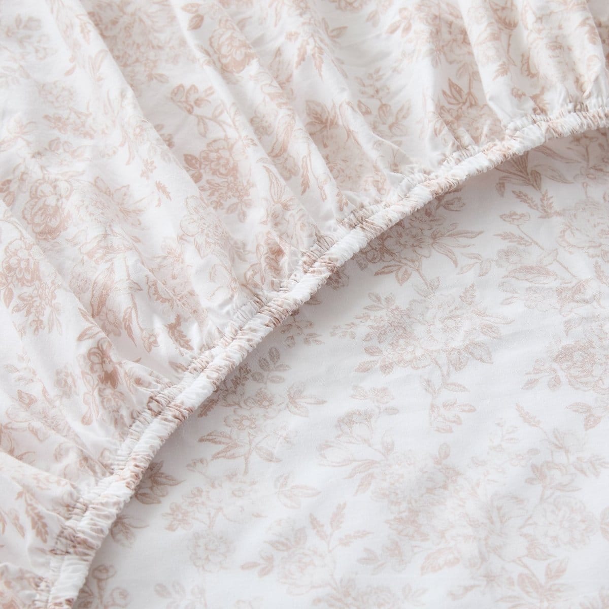 Peony Toile Cotton Sheet Set