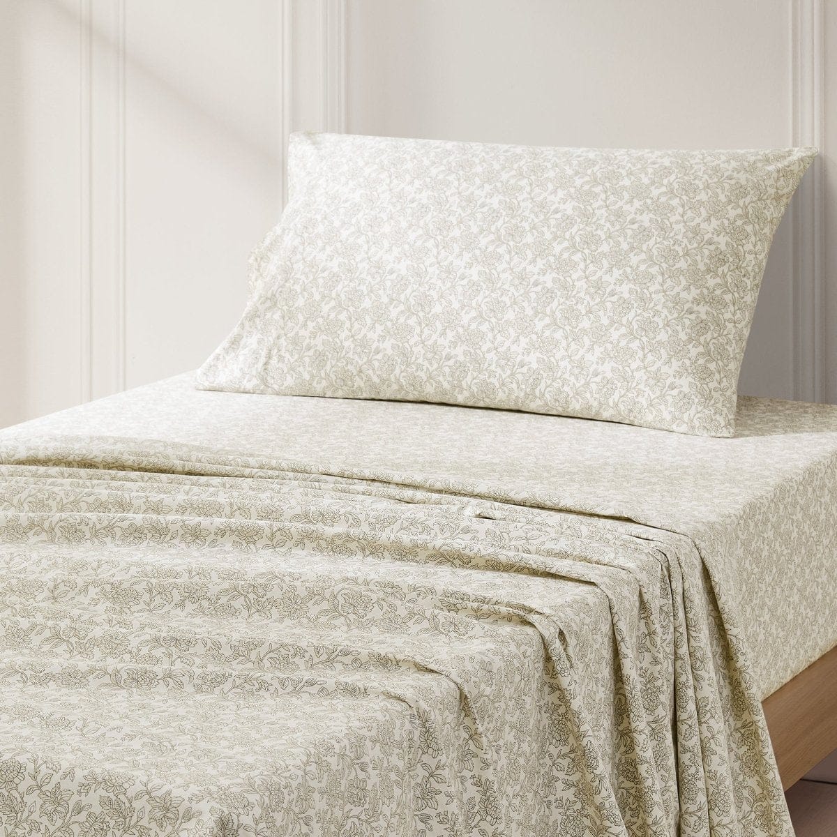 Zara Floral Block Cotton Sheet Set
