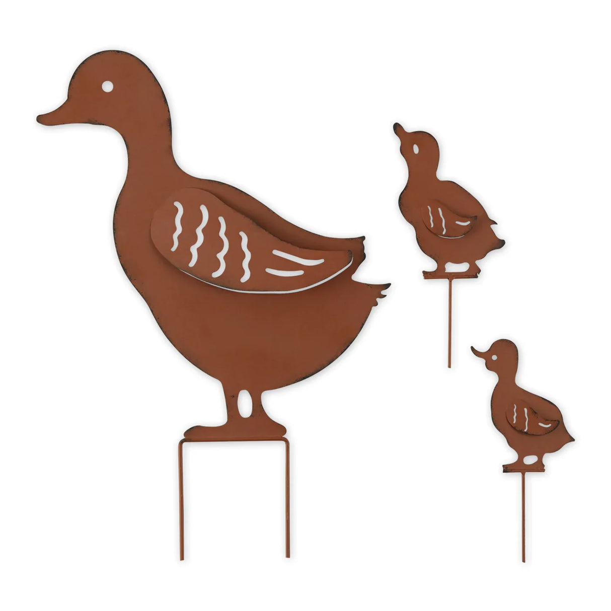 DUCK FAMILY GARDEN STAKE