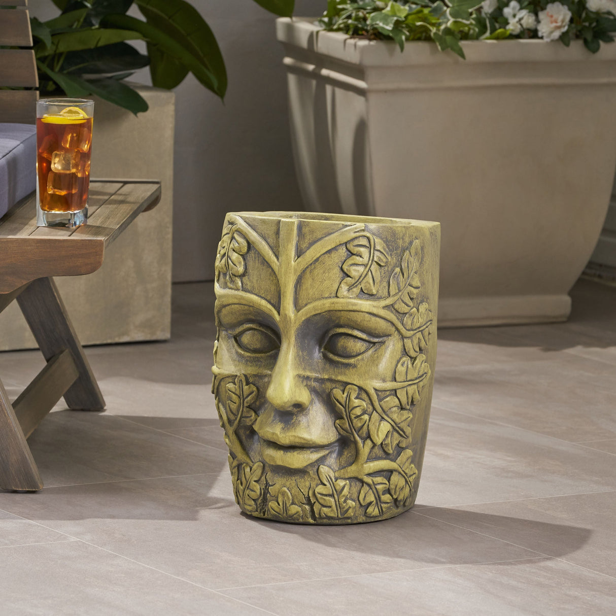 Garden Man Urn Planter