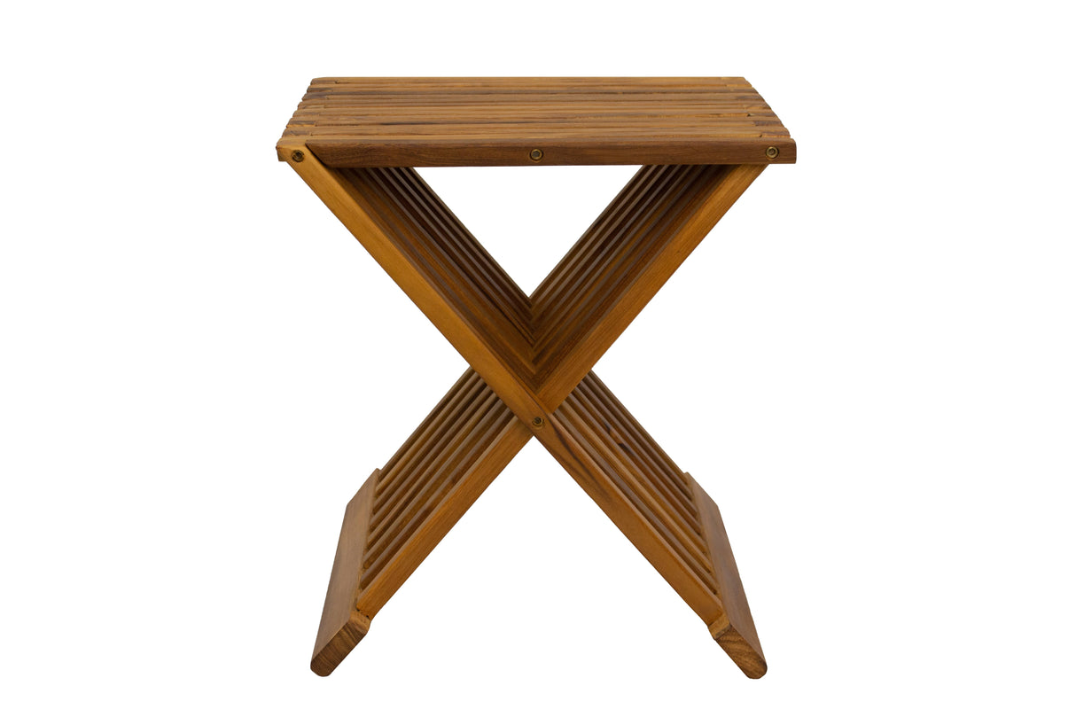 Winchester Teak Folding Stool