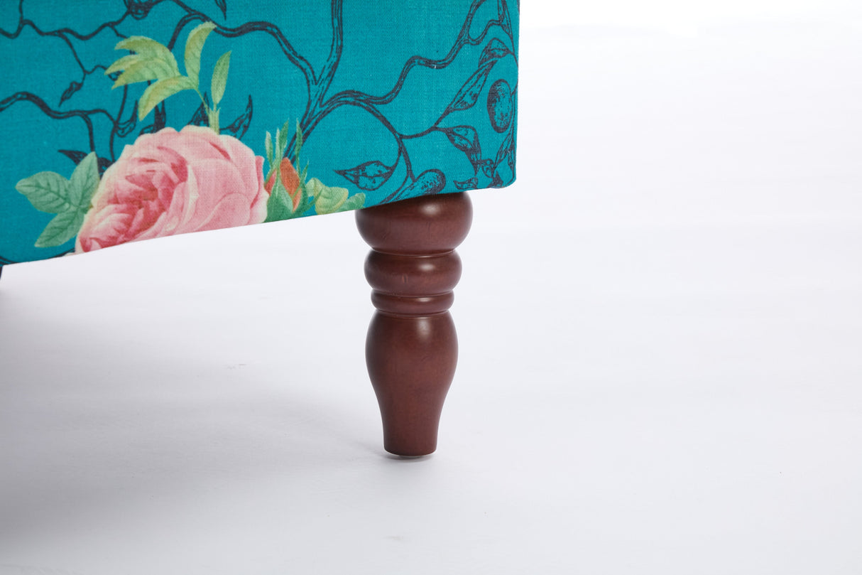 Caribbean Floral Accent Chair