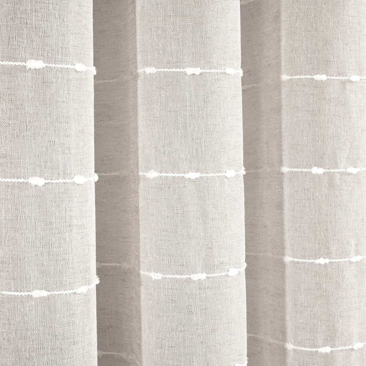 Farmhouse Textured Grommet Sheer Ultra Wide Window Curtain Panel