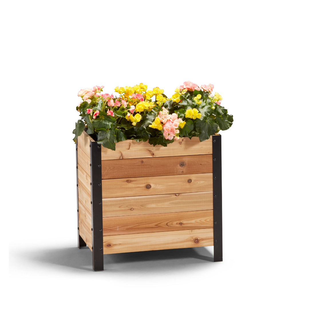 Square Cedar Planter Box