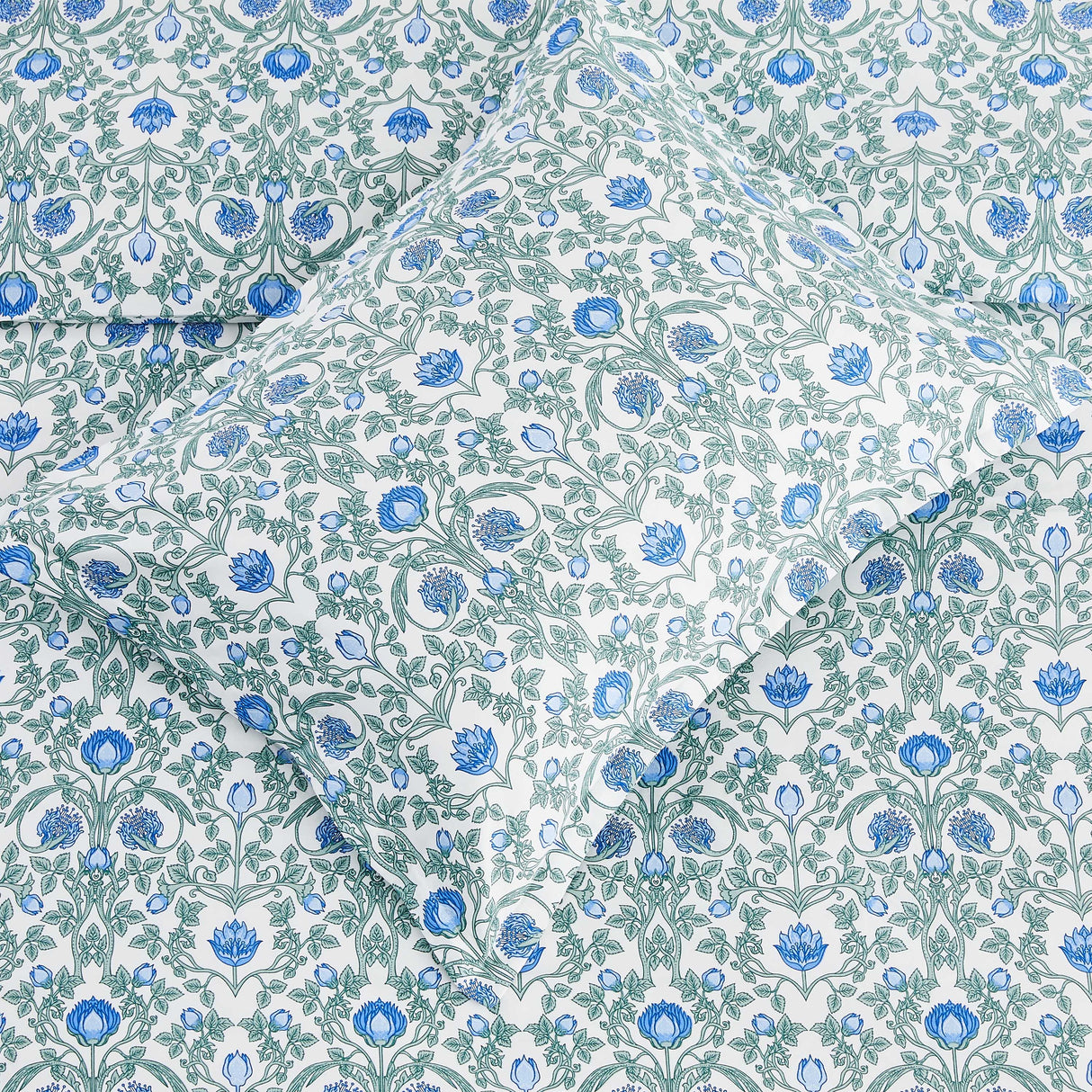 Arts & Crafts Floral Printed Duvet Set