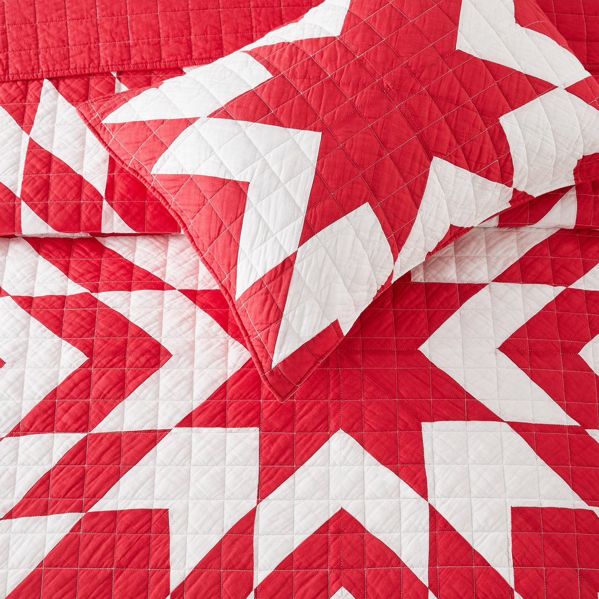 Star Patch Patchwork Cotton Quilt Set