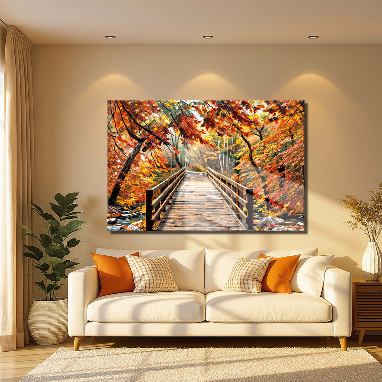 Crossing Autumn Wall Art