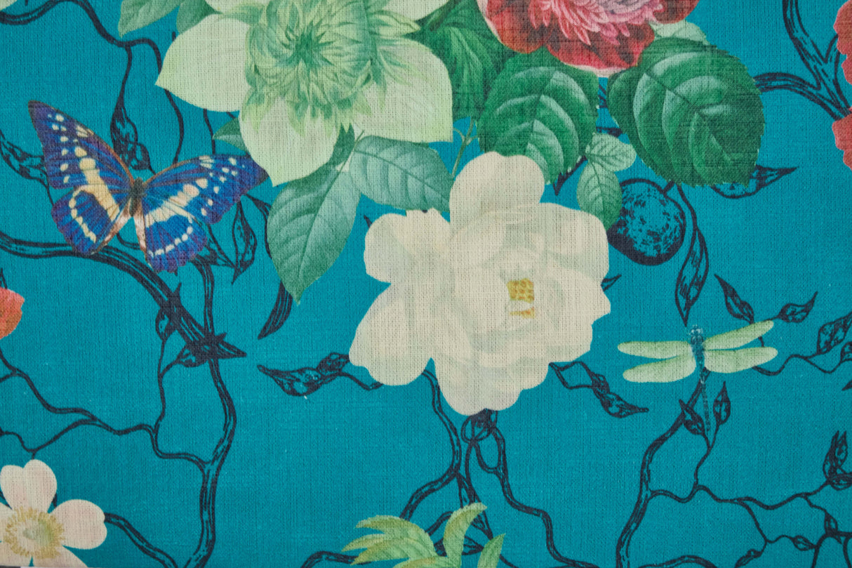 Caribbean Floral Accent Chair