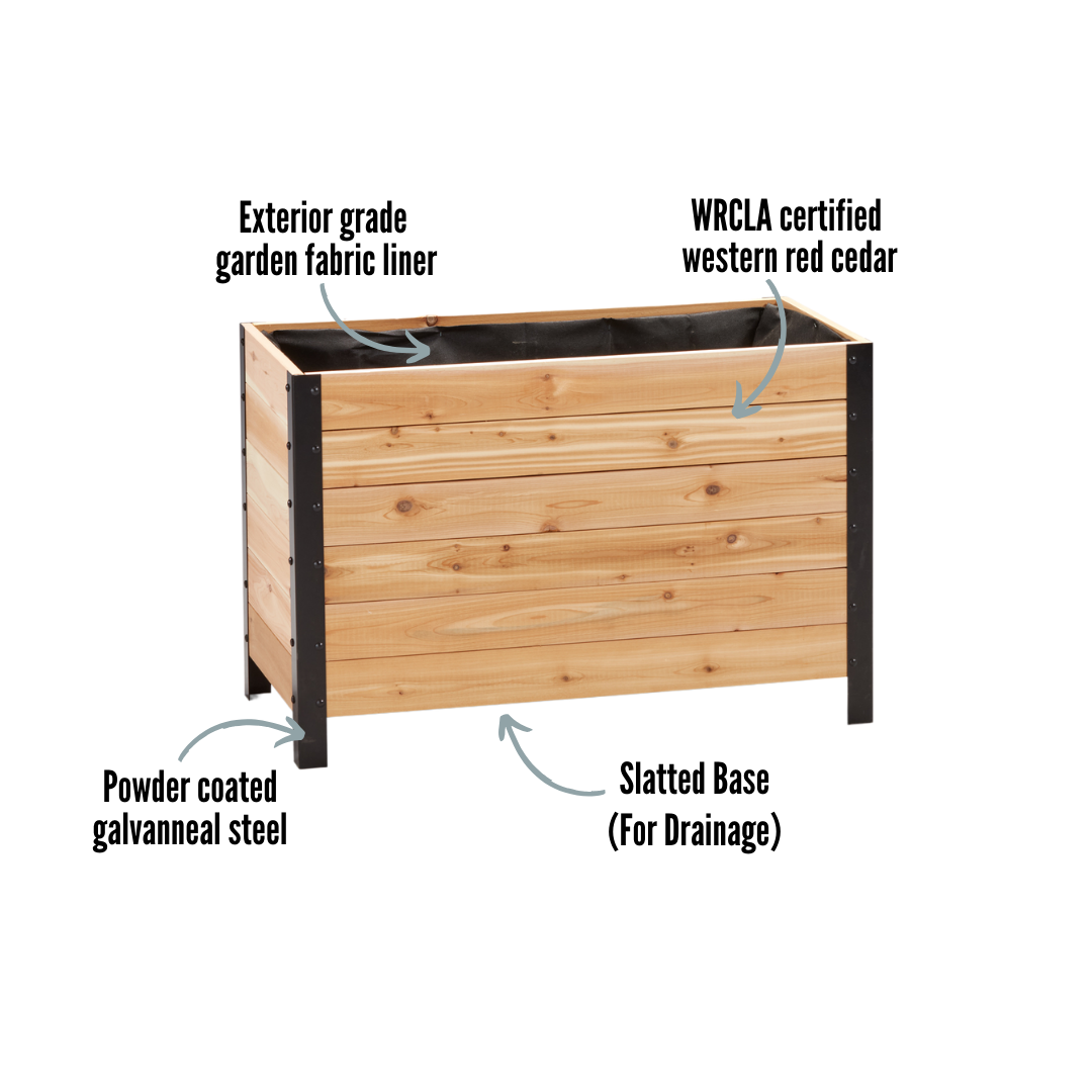 Rectangle Cedar Planter Box