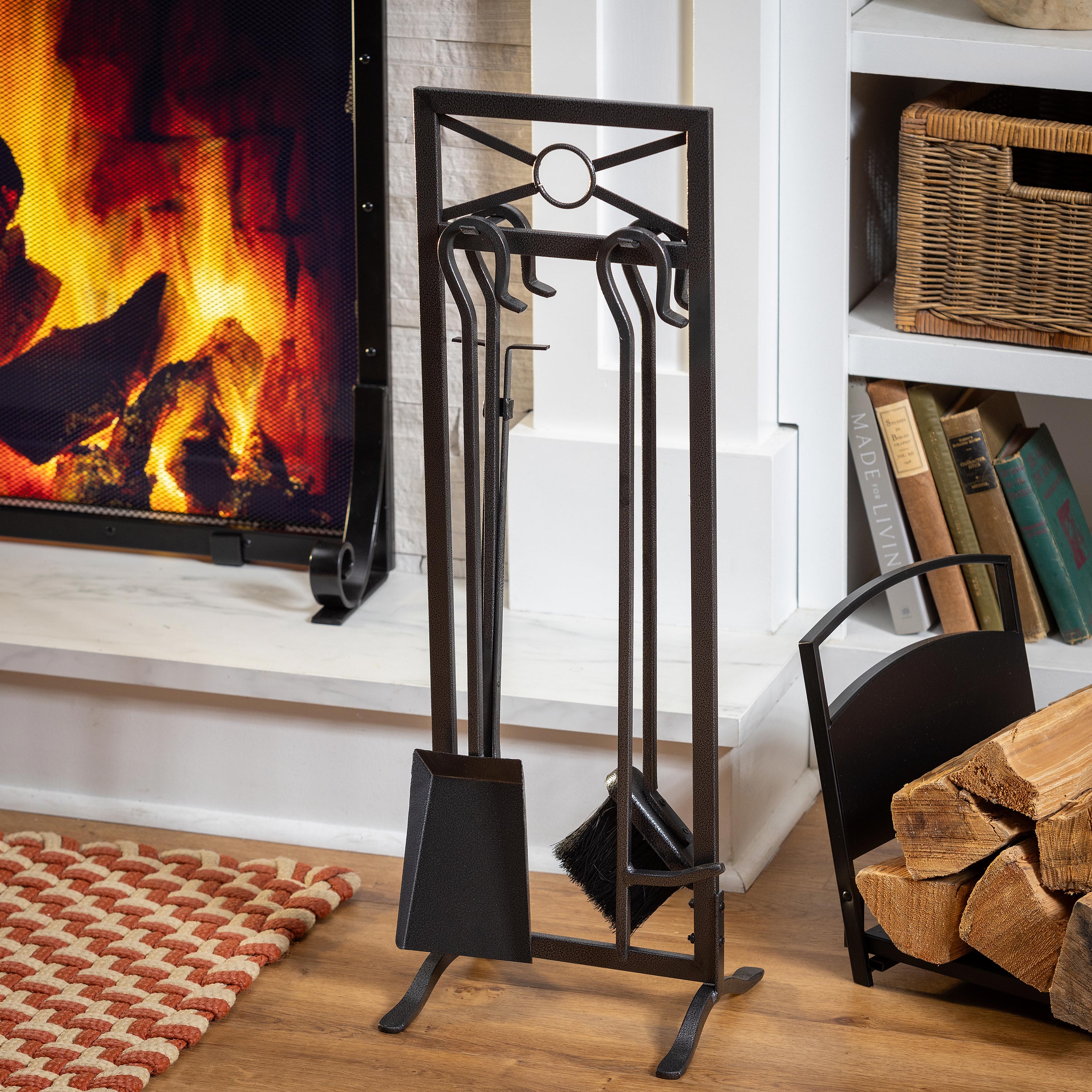 新品Pleasant Hearth FA078TL Waverly 5個 暖炉ツールセット 【公式通販】