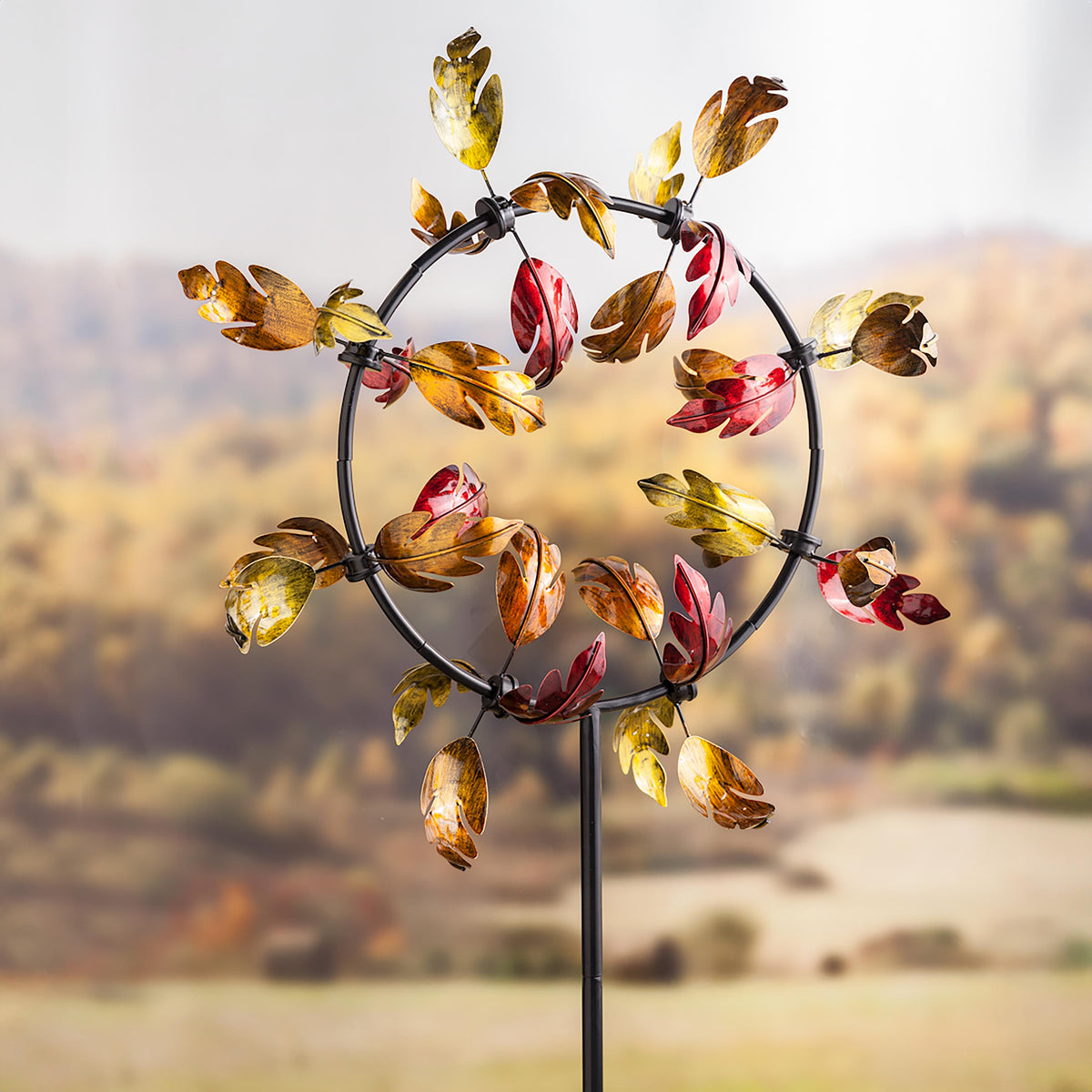 Fall Leaves Jubilee Wind Spinner Plow & Hearth