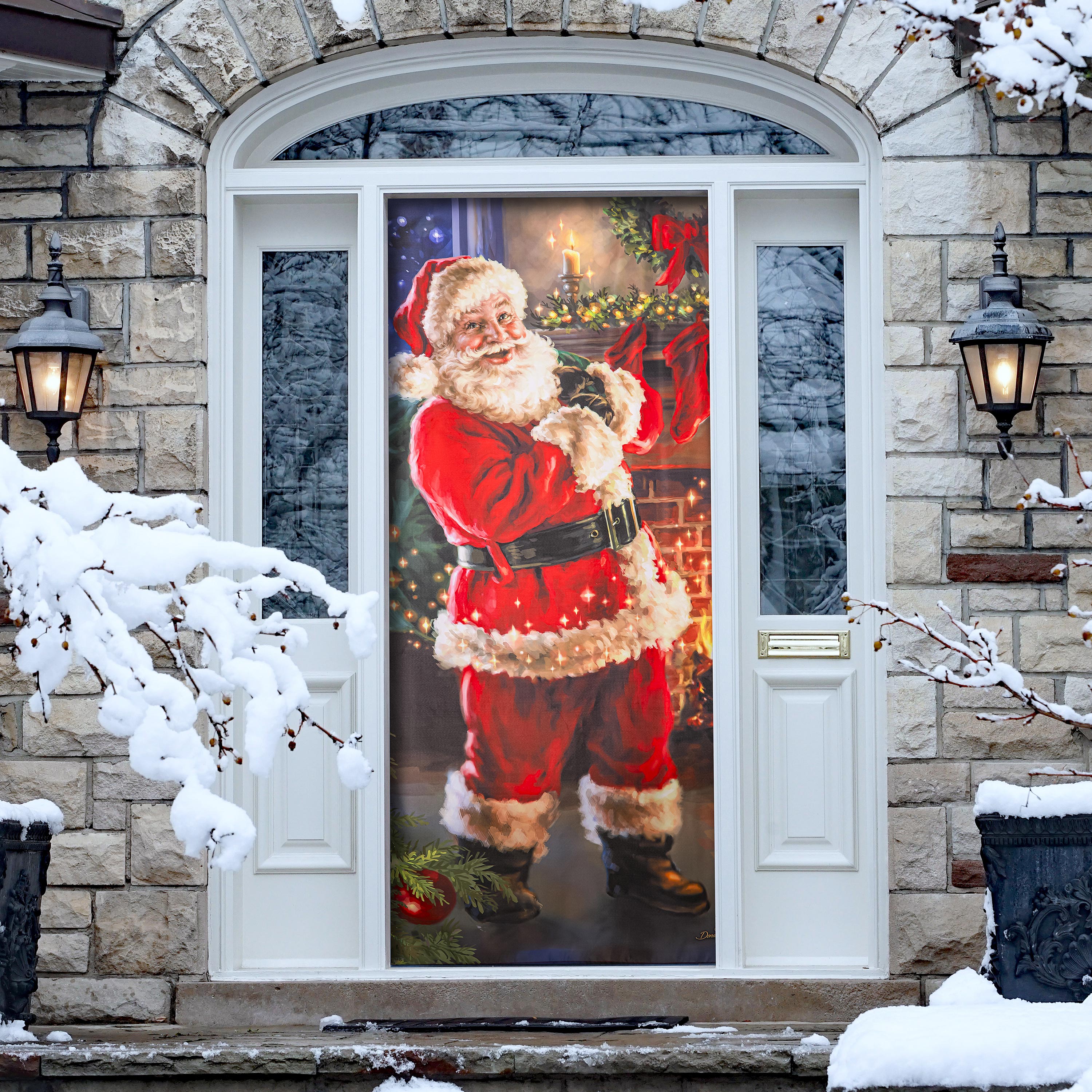 Noel様　D、I The Night Before Christmas Premium Door Cover – Plow & Hearth