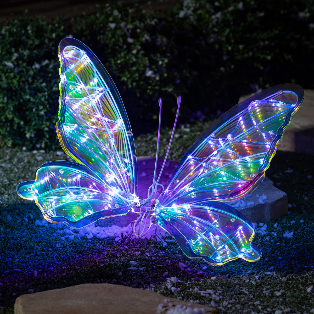 butterfly freedom umbrella perfect patio Season to Sparkle Outdoor Lamp & Lighting, LED Butterfly, 24