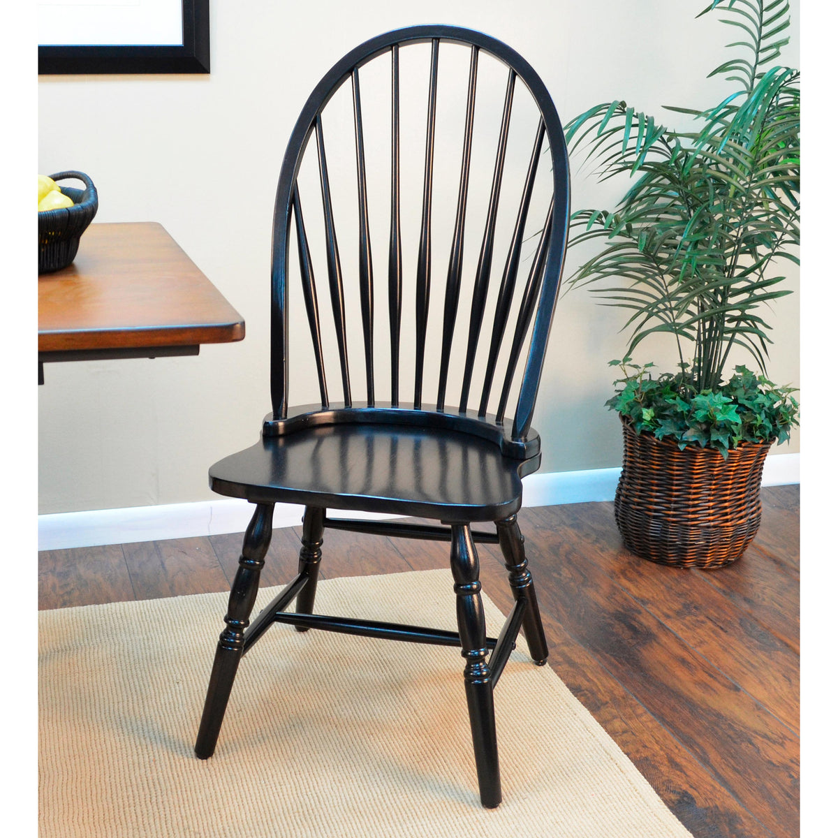 Traditional Hardwood Windsor Back Chair – Plow & Hearth
