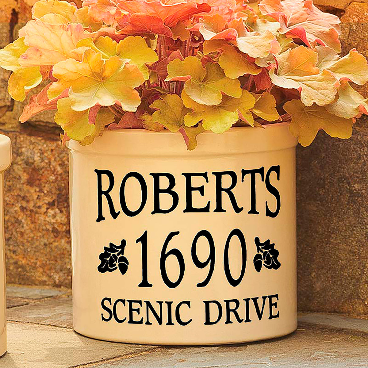 AcornStyled Personalized Crock Wedding Plow & Hearth
