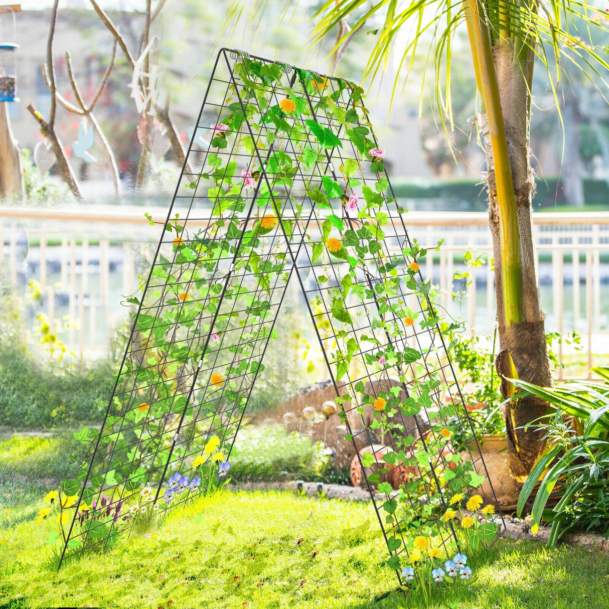 Foldable A-Frame Trellis