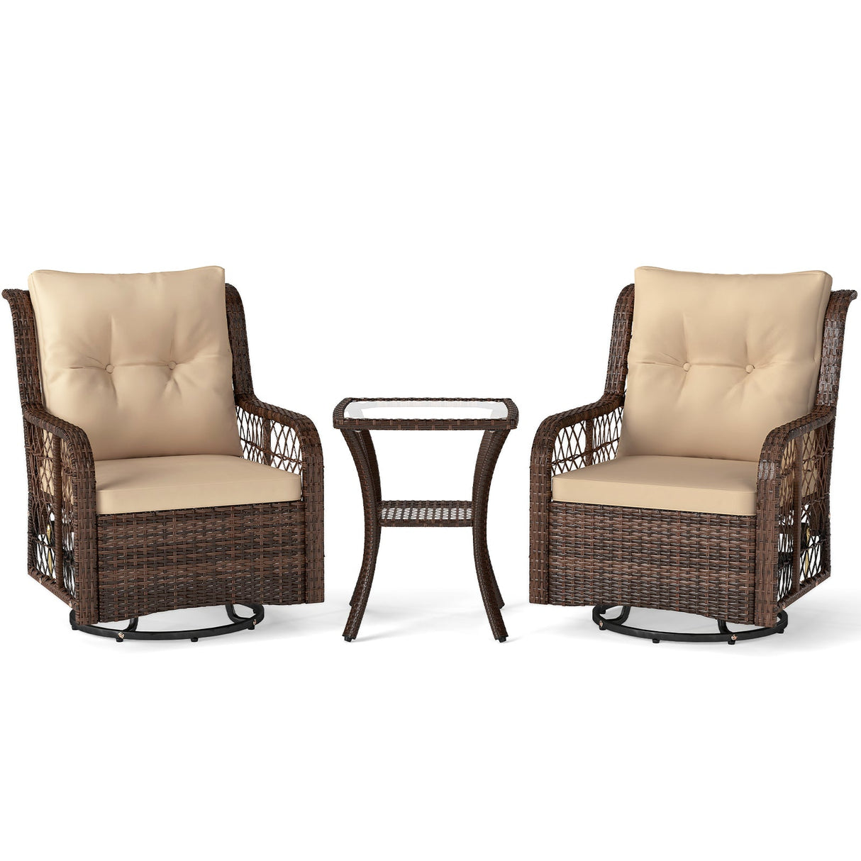 3 Piece Patio Furniture Set
