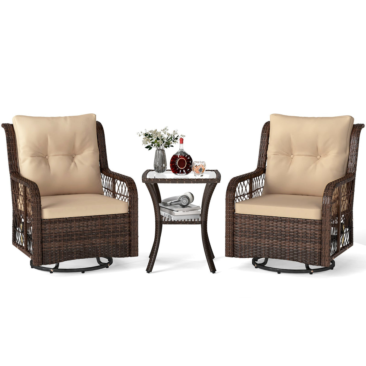 3 Piece Patio Furniture Set