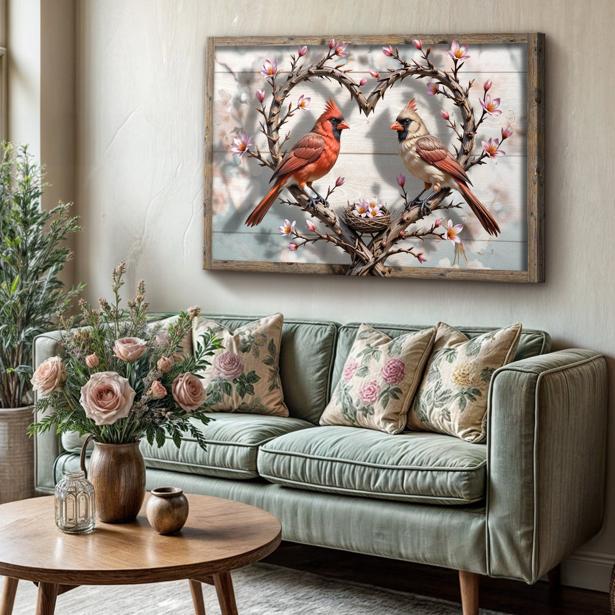 3D Cardinals Wall Art