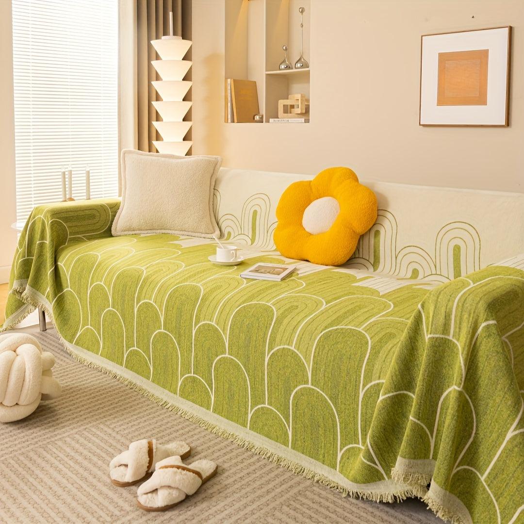 Boho Chic Pet Sofa Cover: Stylish & Pet-Friendly Protect Furniture