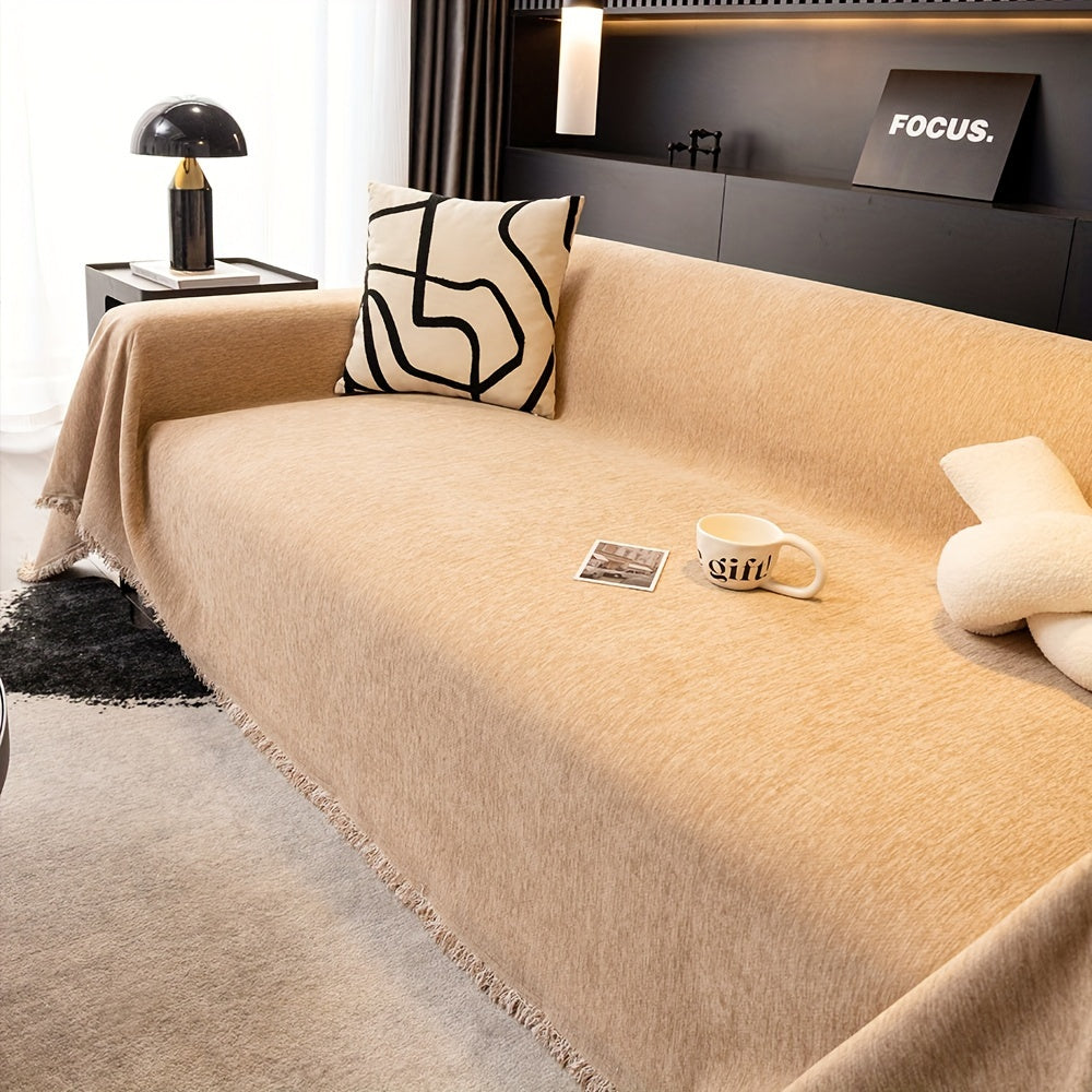 Stylish Couch Slipcover and Throw Blanket Alternative