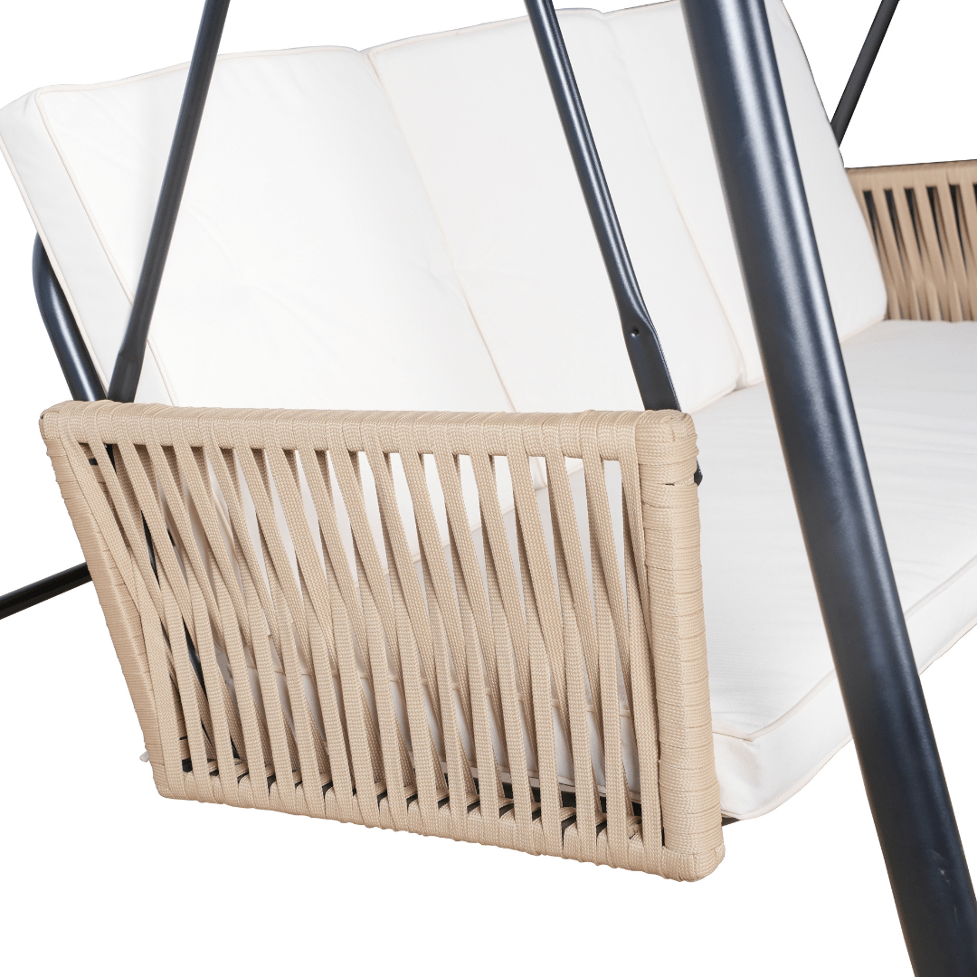 East Green Parker Patio Swing with Canopy Stand