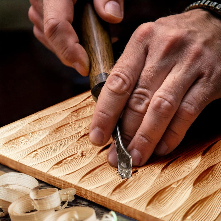 Acacia Elara Solid Wood TV Stand with Storage