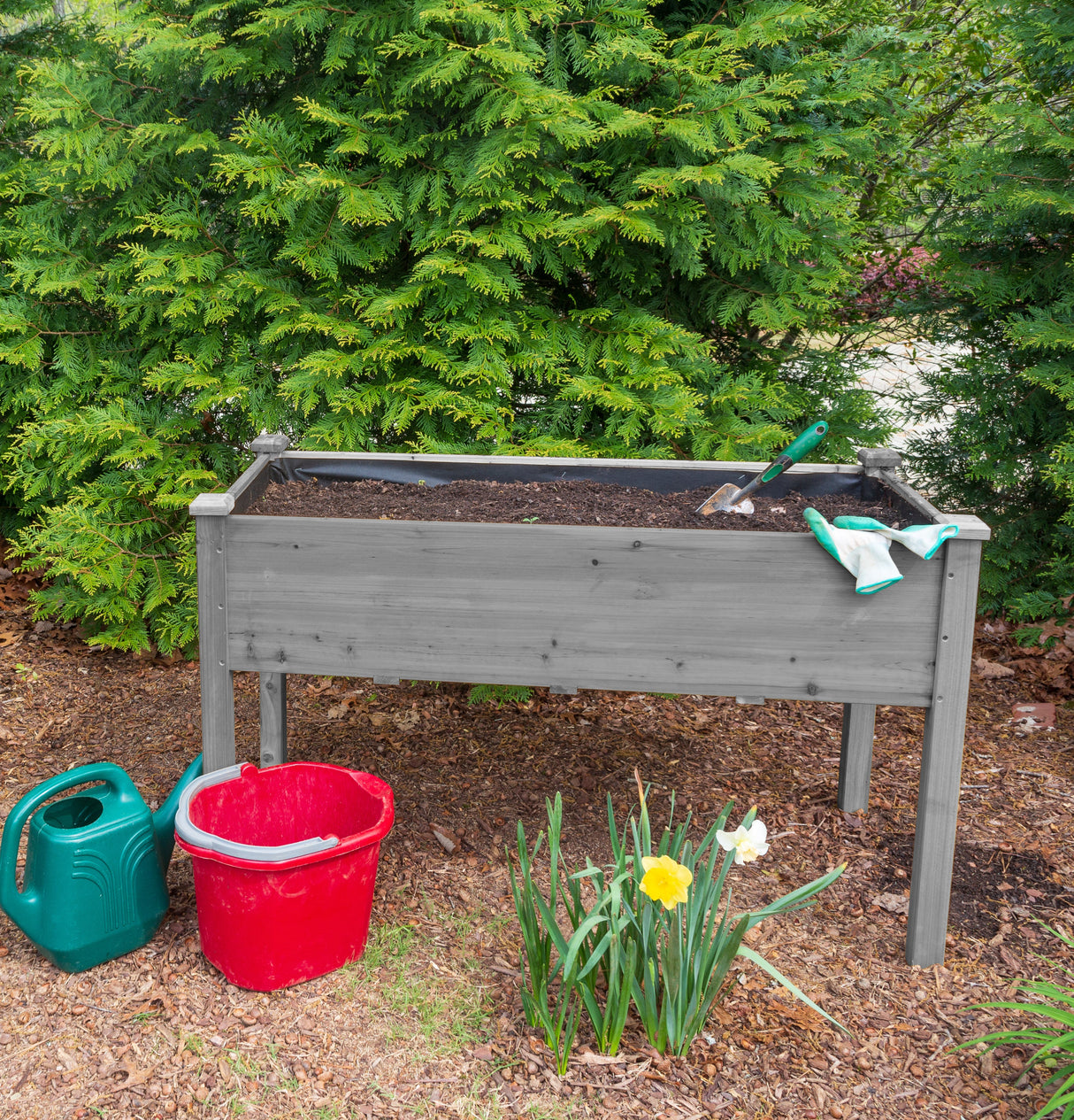 Wooden Raised Garden Bed