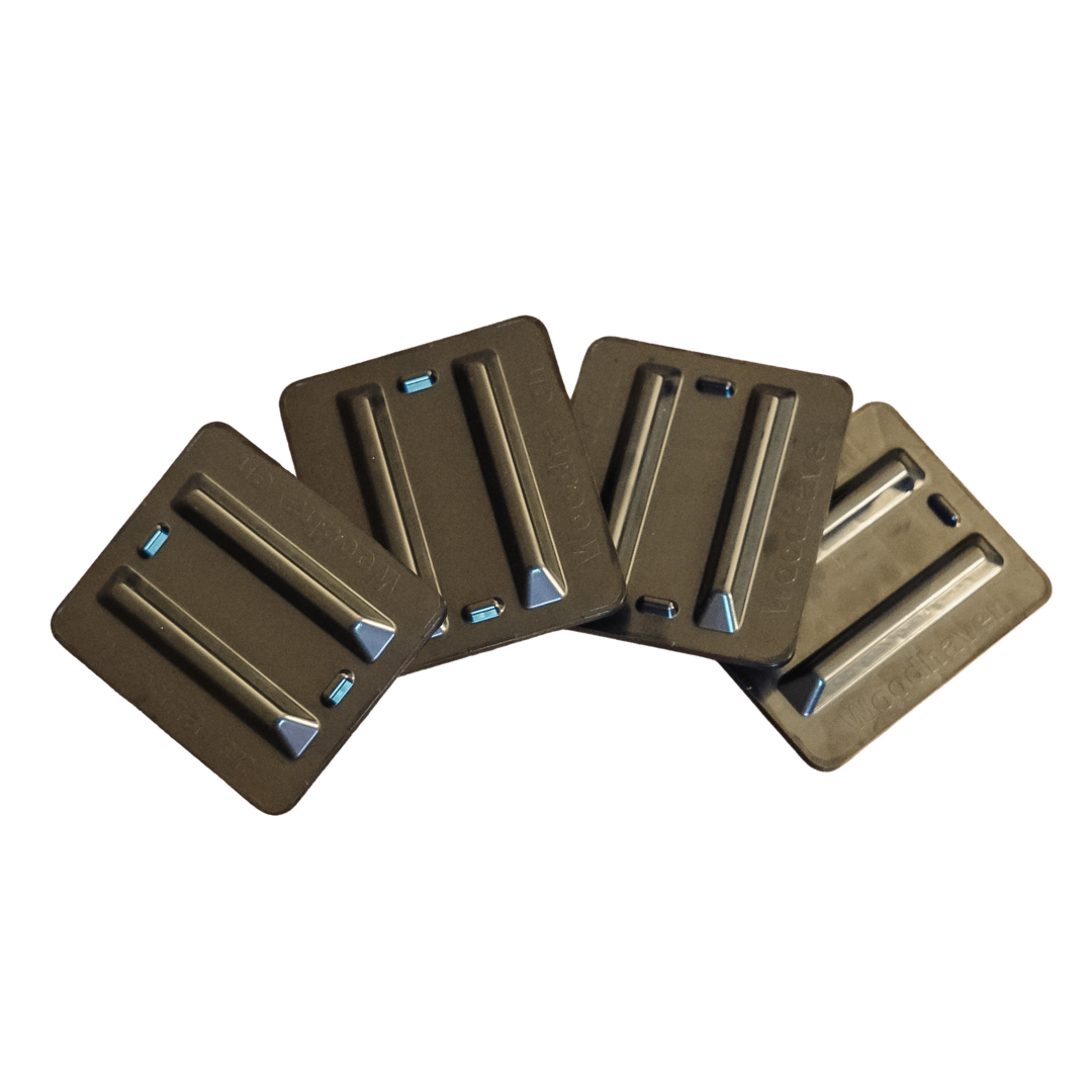 The Woodhaven 4 x 2 Firewood Rack and cover