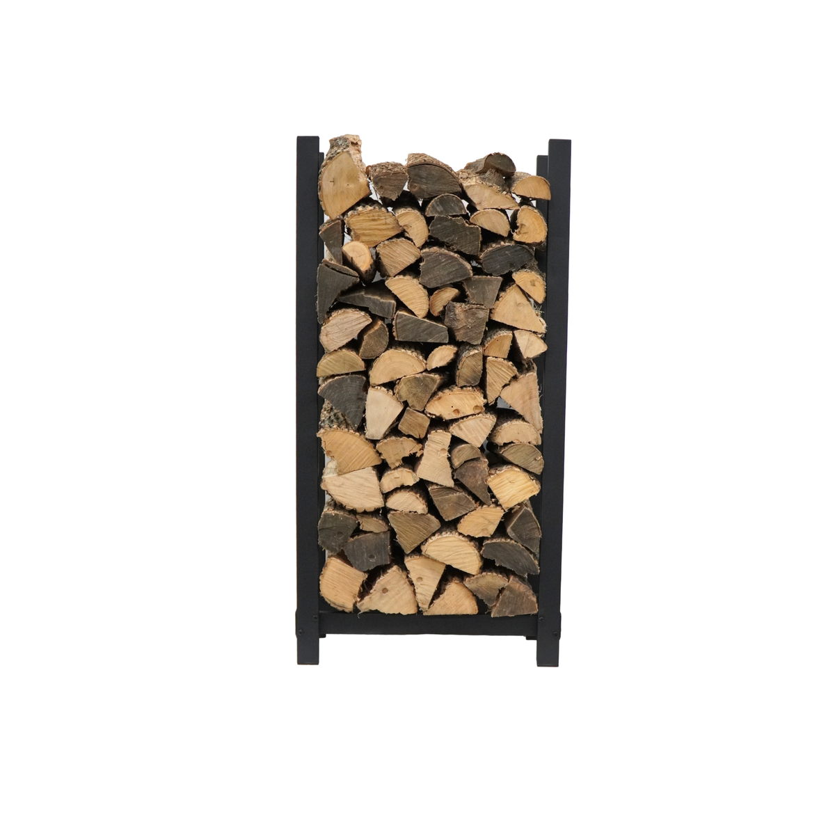 4 ft Tall x 2 ft Wide Steel Firewood Rack Woodhaven. SHIPS 9/16/2026 OR BEFORE