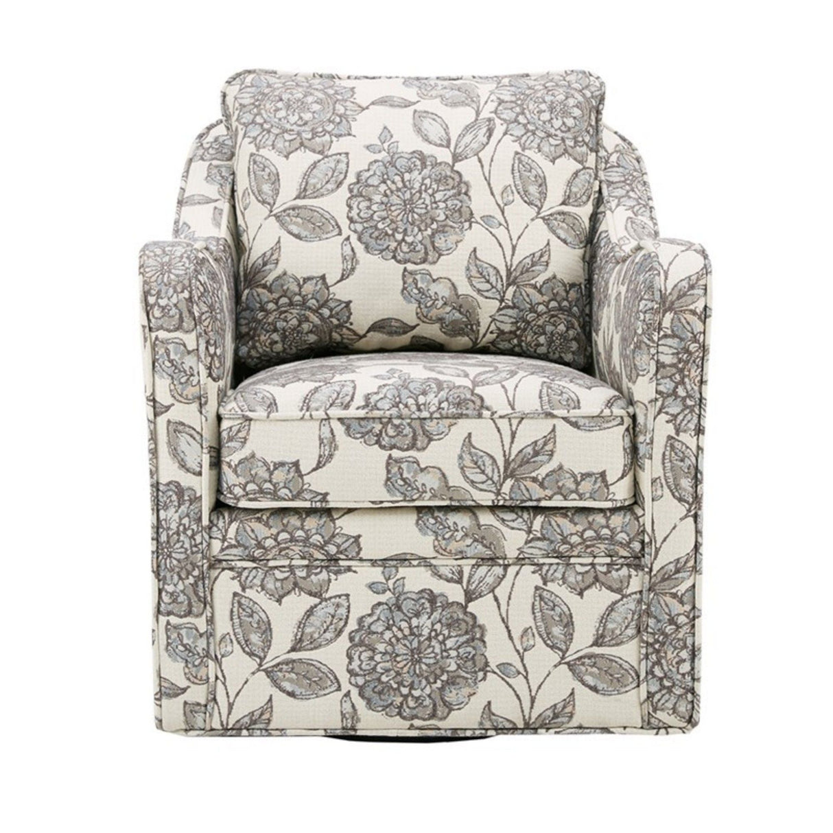 Floral Rotating Arm Chair