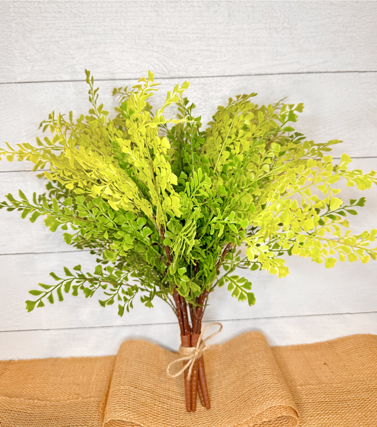 Real Touch Artificial Maidenhair Fern- Bundle of 4