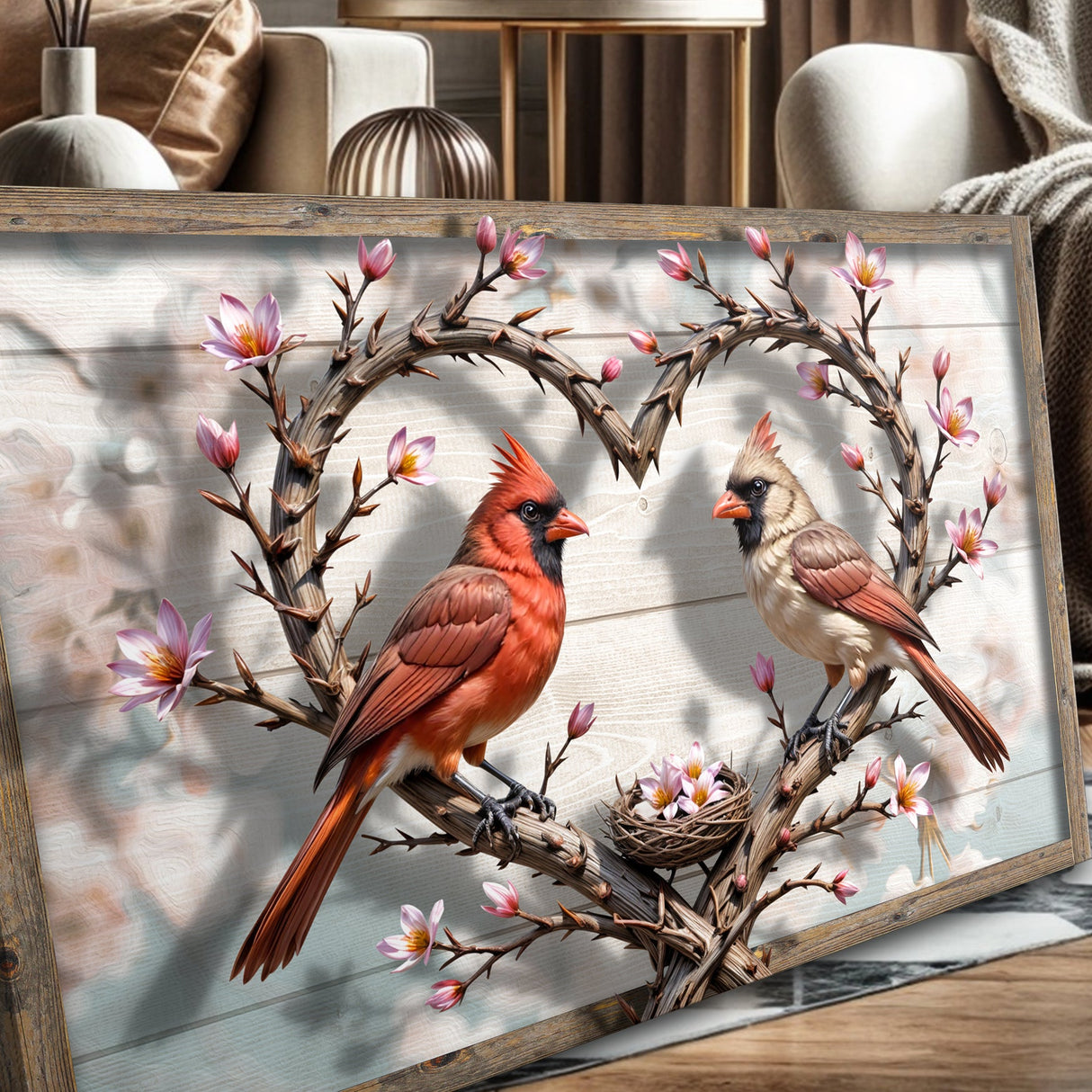 3D Cardinals Wall Art
