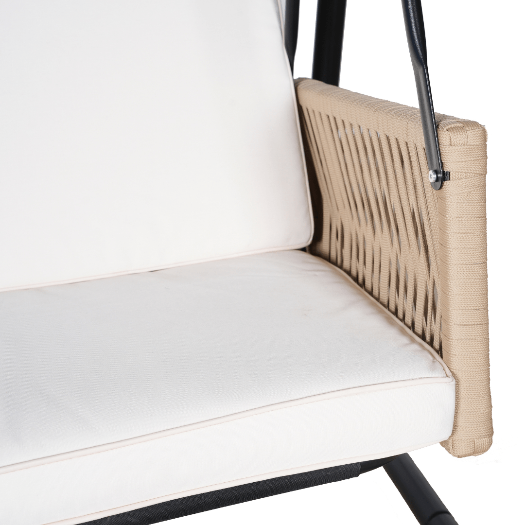 East Green Parker Patio Swing with Canopy Stand