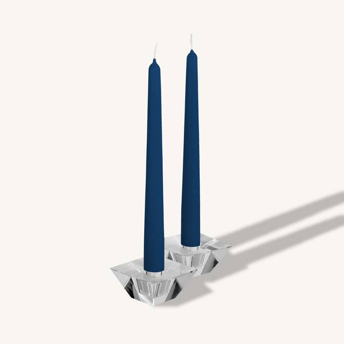 Sapphire Blue Taper Candles - 12 Inch - 4 Pack