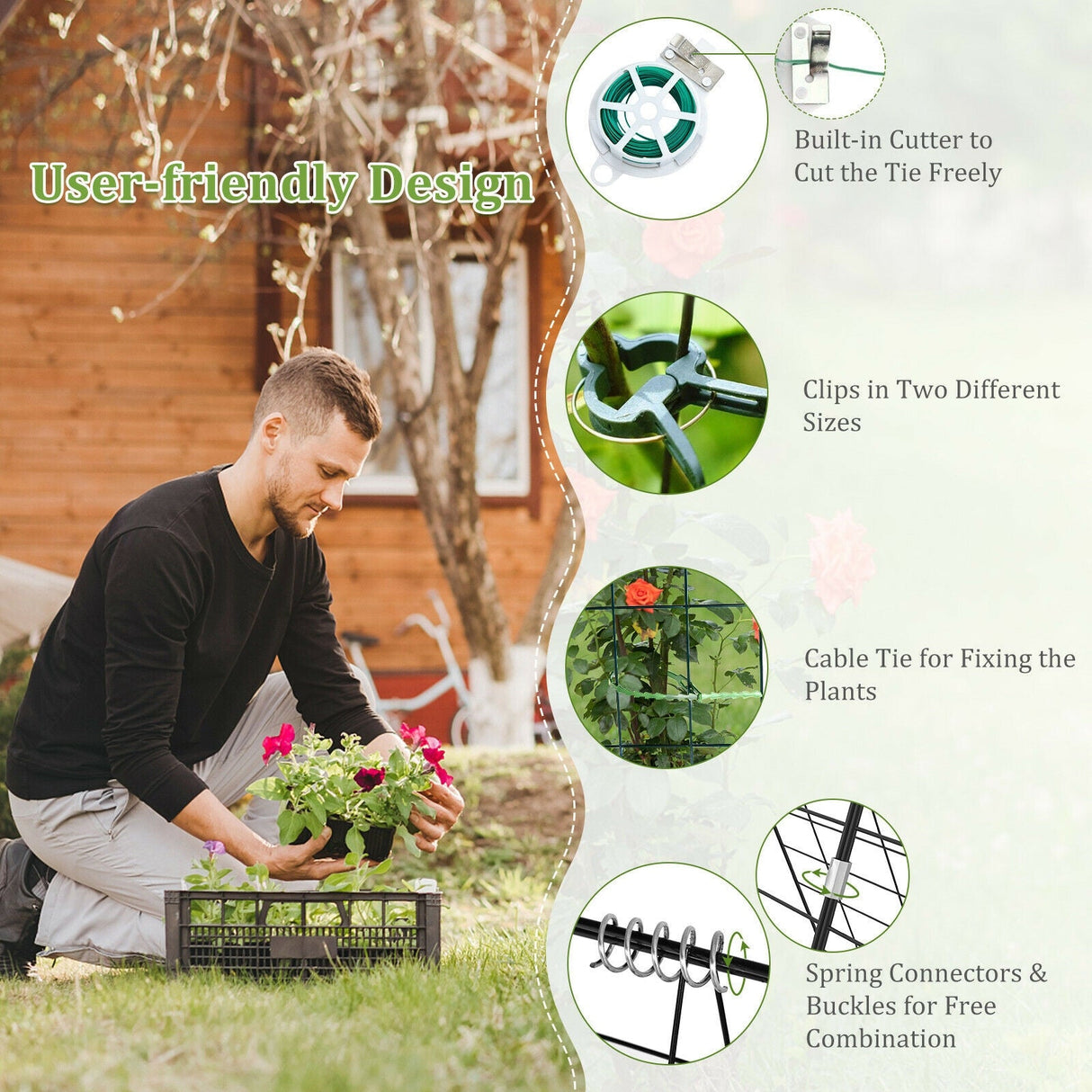 Foldable A-Frame Trellis