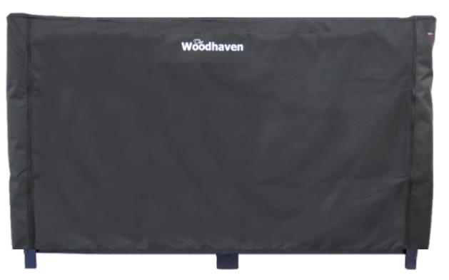Full Firewood Rack Cover with Zipper USA Made Woodhaven
