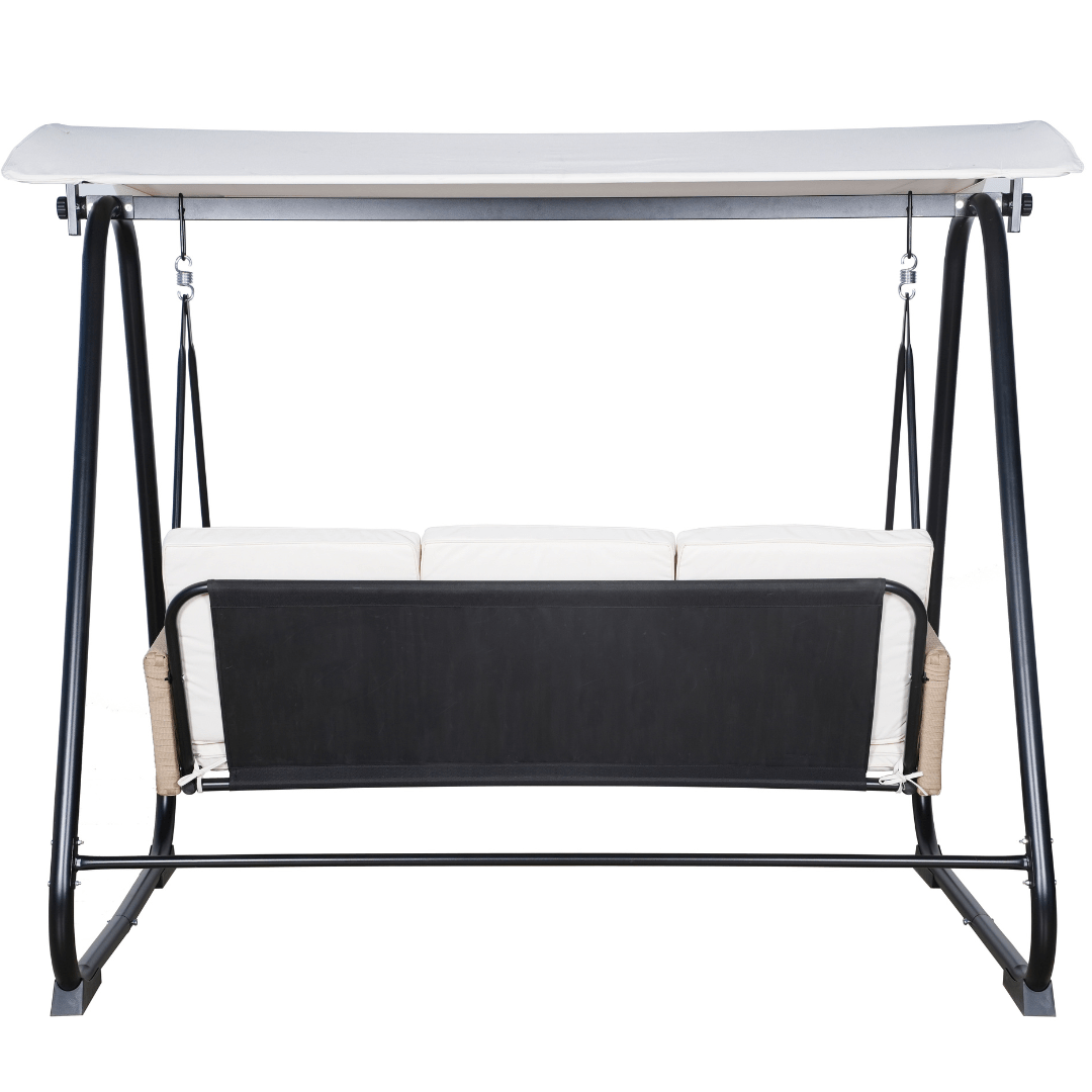 East Green Parker Patio Swing with Canopy Stand