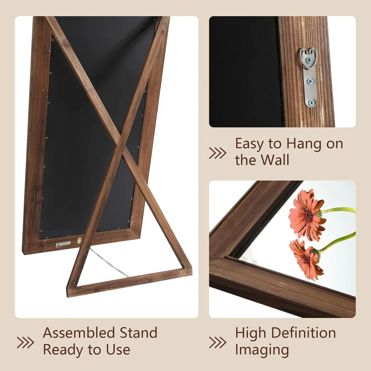 Rustic Farmhouse Full Length Mirror